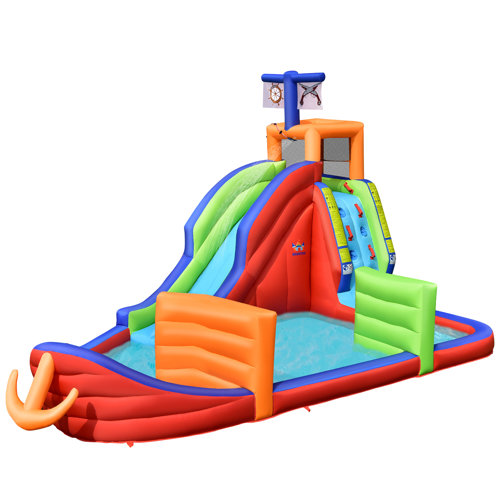 Costway 10' x 15' Inflatable Water Slide Wayfair